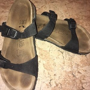 Black skinny strap BIRKI’S birkenstocks